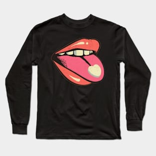 Sweetheart Tounge Long Sleeve T-Shirt